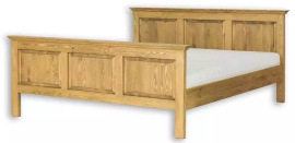 Rustikální postel POPRAD ACC02 90x200 cm:tmavý vosk