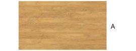 Rustikální jídelní stůl POPRAD WHITE MES02A 140x80 cm:bílý vosk-tmavý vosk