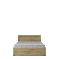 SAPORO postel 140 s úložným prostorem dub navara