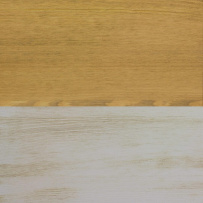 Rustikální lavice POPRAD WHITE SIL13A 120 cm:bílá patina-světlý vosk