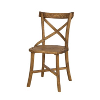 Rustikální jídelní židle POPRAD SIL25:tmavý vosk