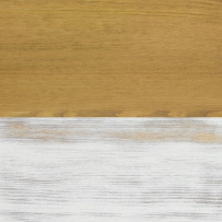 Rustikální lavice POPRAD WHITE SIL14B 120 cm:antická bílá-světlý vosk