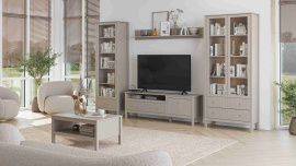 LEO Tv stolek 1d1s/160 taupe